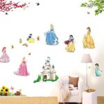 Princess Girl Castle DIY Removable Art Vinyl Wall Stickers Model DF5102 - Image 2