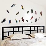 Lichi DIY Dream Feathers Wall Sticker for Home Room Decor size 50x70 sk7086