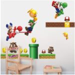 Mario Wall Sticker for Children's Room Home Decor Sticker size 45x60 ay621 - Image 3