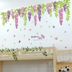 Floral Plants Flowers Butterfly Wall Sticker Art Decal Home Decoration New Podazz size 60x90 xl8167 - Image 4
