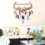 Abstract Floral & Feather Decor/Wall Art- XY8045