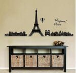I Love Paris Eiffel Tower Sticker size  50x70 dm570002