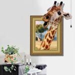 3D GIRAFFE   WALL STICKER - Image 3