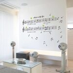 Ay7106 Music Sticker Music is My Life Theme Music Bedroom Decor & Dancing Music Note Removable Wall Sticker - Image 4
