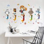 Wall Sticker Well Done Praise Encourage Wall Stickers For Classroom Kids Bedroom Cartoon Animals Eco-Friendly Home Decals Art Xh9301 - Image 5