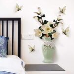 JAAMSO Royals Green Vase 3D Wall Sticker for Living Room - Floral, Nature, Garden Flowers size 50x70 sk6133 - Image 2
