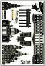 Diy Wall Stickers Landscape Building Living Room Wall Decals Wallpaper size abq9625 - Image 2