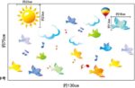 AY7175 Bird in the Sky Wall Stickers Sky Home Decor Scene Birds Sticker for Children Baby Kids AY7175 - Image 4