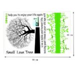 Wall Stickers for Girls Tree DIY Art Wall Decal Decor Room Stickers Cling Removable Paper Mural Quote size 60x90  ay806 - Image 4