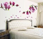 Chaste Magnolia Purple Mural Wall Sticker Model AY7105 - Image 2