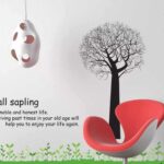 Wall Stickers for Girls Tree DIY Art Wall Decal Decor Room Stickers Cling Removable Paper Mural Quote size 60x90  ay806 - Image 2