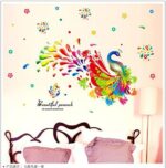 Lichi Beautiful Peacock Wall Sticker Xl 8191. - Image 2