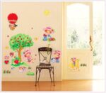 Strawberry girl creative cartoon wall stickerDM570107 - Image 3