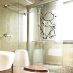 MXIAOXIA Shower Glass Door Stickers Bathing Wall Removable For Bathroom Decor Art Decals - Image 3