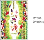 Mushrooms Flowers Butterflies Air Balloons Wall Stickers Ay 7255 - Image 4