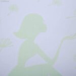 Glow in The Dark Dandelion Girl Flowers Wall Stickers Wallpaper Decor Art - Image 2