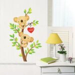 Click to open expanded view      Kei Lala Wall Sticker Tree [Koala Climbing Trees] Stylish Wallpaper Sticker Wall Sticker Removable DIY Wallpaper Sticker - Image 2
