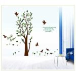 Asmi collection PVC Wall Stickers Royal Tree Birds XY1005 - Image 2