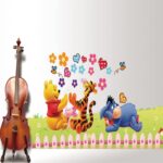 Ay992 JAAMSO ROYALS Winnie The Pooh Cartoon wall stickers for kids, wall stickers for kids room, kids wall stickers for kids room, kids room wall sticker (70CM x 50CM) - Image 4