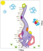 Ufingo Cartoon Elephant Height Chart Decals, Children's Room Nursery Removable Wall Stickers Murals - Image 6