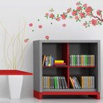UberLyfe Shades of Pink Falling Flowers Wall Sticker Size 50x70  dlx511 - Image 2
