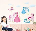 NC5070-1  Princess Kids Decorative Wall Stickers J_EGOY (Multicolour) - Image 4