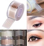 600pcs Eye Lift Strips Double Eyelid Tape Clear Gray Eyelid Stripe Big Eyes Invisible Double Fold Eyelid Sticker Makeup Tool - Image 2