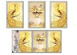 Plastic 3D Room Decorative Peacock Couple Painting (FD-HC001)