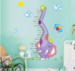 Ufingo Cartoon Elephant Height Chart Decals, Children's Room Nursery Removable Wall Stickers Murals - Image 3