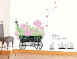 SYGA Sweet Love Flower Carriage Sticker size 50x70  dm570049 - Image 2