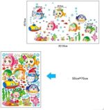 Wall Stickers for Shower Tile Stickers in The Bathroom for Children Kids Baby Bath size 50x70 am7057 - Image 4