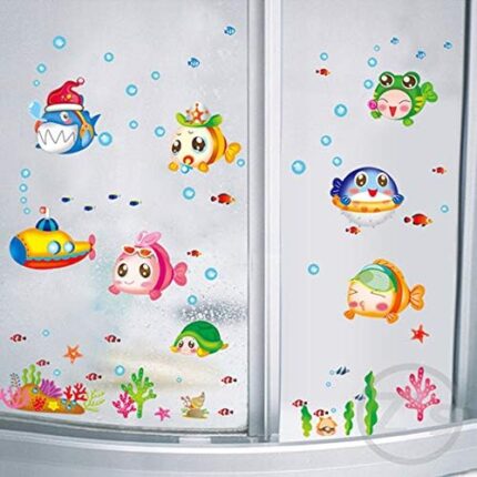 Wall Stickers for Shower Tile Stickers in The Bathroom for Children Kids Baby Bath size 50x70 am7057