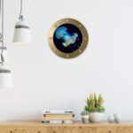 Wall Art Sticker Nautical Submarine Window Ocean World Jellyfish VC Wall Decal Wallpaper for Baby Kids Bedroom Living Room - Image 7