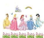 Princess Wall Stickers for Kids Rooms Home Decoration Model ABC1018 - Image 4