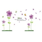 Wall Decal Love Flowers Butterflies English Letters Home Sticker Paper Removable Living Dinning Room Bedroom Art Picture Murals DIY Stick Girls Boys Kids Nursery Baby Decoration size 45x60 ay650b - Image 4