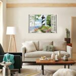 NC5070- 8  Room Bedroom Entrance Window Fake TV Background Wall Stickers - Image 4