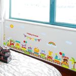 Sk9011 Cartoon Animal Train Wall Sticker - Image 3