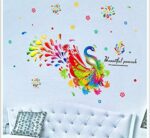 Lichi Beautiful Peacock Wall Sticker Xl 8191. - Image 3