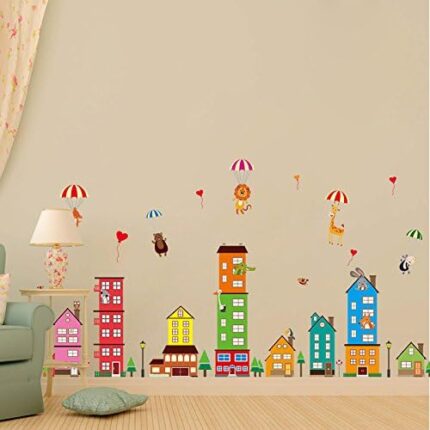 Colorful Wall Sticker for Home and Toy Room Toy Room size 60x90 xh8101