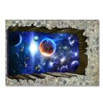 3D Outer Space Floor Mat Doormats Not-slip Indoor Carpet Rugs For Living Room Dining Bedroom Home,Universe Solar System Area Rug,Yoga Food,Floor Carpet - Image 2