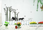 Wall Sticker AY- 815 Syga Horse Riding Natural Wall Stickers - Image 3