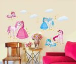 NC5070-1  Princess Kids Decorative Wall Stickers J_EGOY (Multicolour) - Image 5