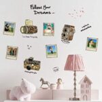 JM8246 Retro Camera & Photo Frames Wallsticker Stiker Dinding 50X70