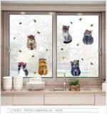 Wall Applique cat 3D Stereo Butterfly Bedroom Decoration SK7138 - Image 3
