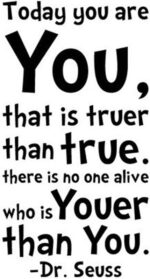 Summer Today You Are You That is Truer Than True Quote Home Decal Dr. Seuss Black Wall Decor - Image 6