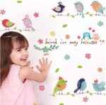 Bird_in_My_House_ Adhesive Peel & Stick Vinyl Wall Sticker for All Room size (50X70) xls7160 - Image 3