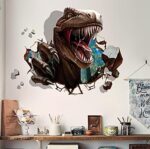 Lifelike Dinosaur 3D Classical Wall Stickers for Room - Xl8316 - Image 2