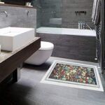 Cobblestone Bathroom Toilet Wall Sticker In 3D Water - Image 3