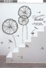 Dandelion DIY Wall Sticker Living Room Model AY937 - Image 4