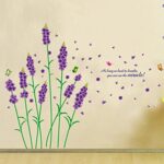 Purple Lavender Flower Wall Stickers Mj9502 - Image 3